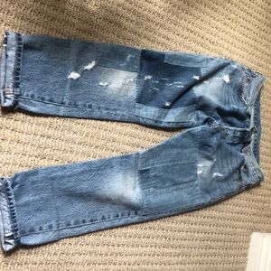 patchwork 501 denim woman’s size 26 waist
